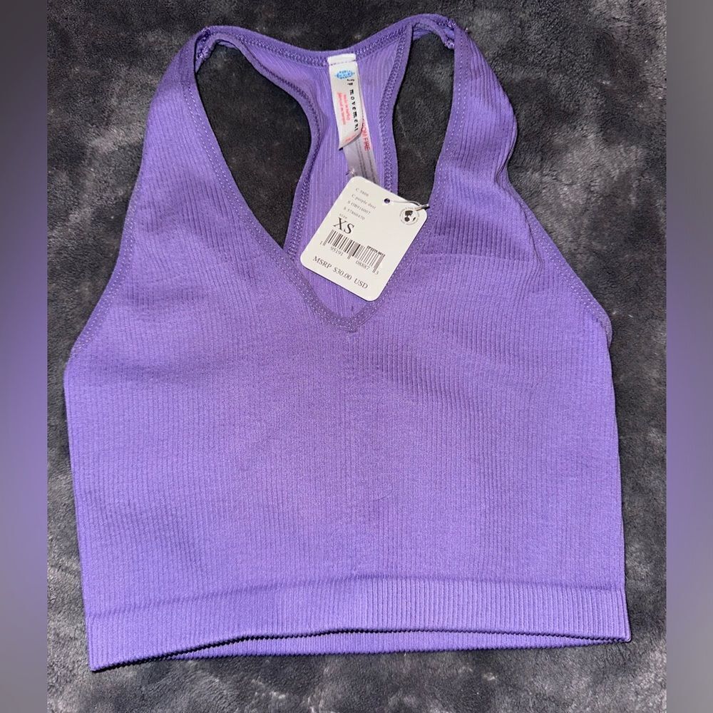 NWTs Free People Ribbed Crop Tank Size XS